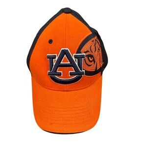 Auburn Tigers NCAA Orange Black Embroidered Logo Baseball Cap Hat Men